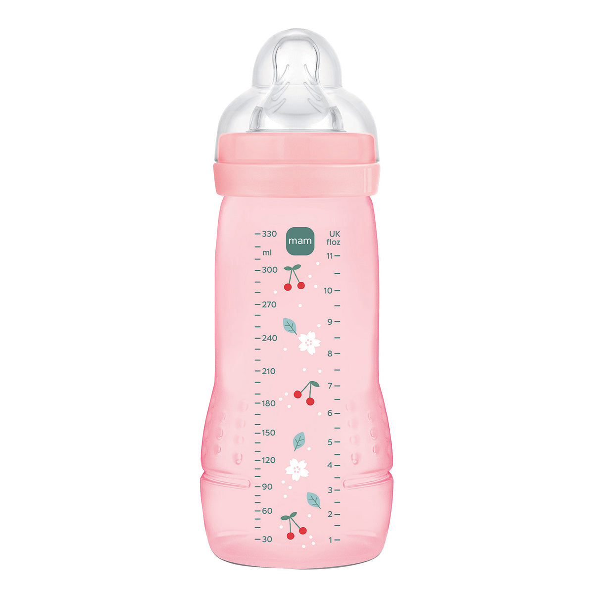 בקבוק מאמ 330 מ"ל דובדבן ורוד | MAM 330 ml
