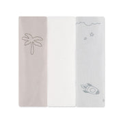 שלישיית חיתולי ג'רסי מיננה צבע אבן ליין Cotton Cloud | Minene Line Cotton Cloud