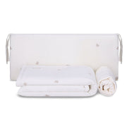 סט מצעים למיטת תינוק מיננה צבע שמנת ליין Cotton cloud | Minene Line Cotton cloud