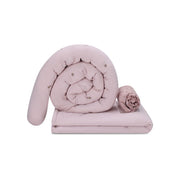 סט מצעים לעריסה מיננה צבע ורוד ליין Cotton cloud  | Minene Line Cotton cloud