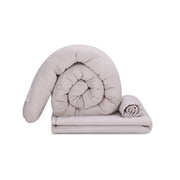 סט מצעים לעריסה מיננה צבע אבן ליין Cotton cloud  | Minene Line Cotton cloud