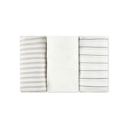 שלישיית סדינים למיטה צבע לבן Cotton cloud | Minene