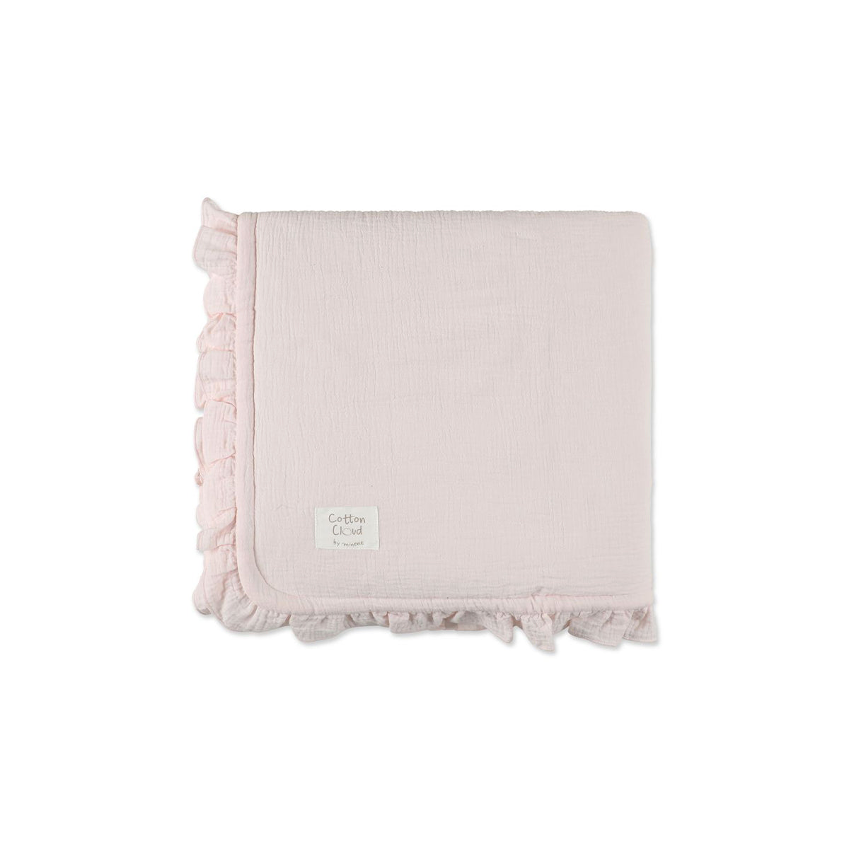 שמיכת טטרה עם מילוי קטנה מיננה צבע ורוד בהיר Cotton cloud | Minene