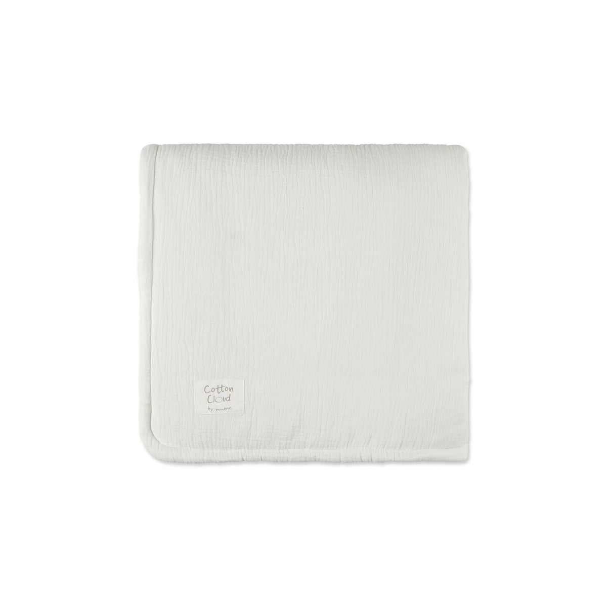 שמיכת טטרה עם מילוי קטנה מיננה צבע שמנת Cotton cloud | Minene