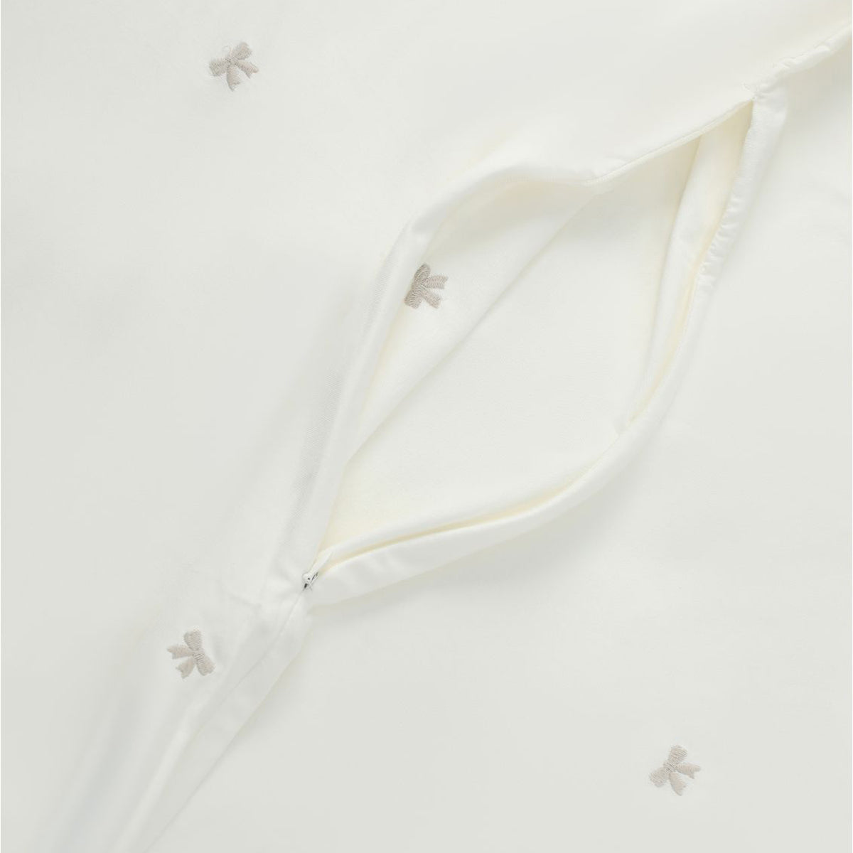 ציפה לשמיכת פוך ג'רסי מיננה צבע שמנת Cotton cloud | Minene
