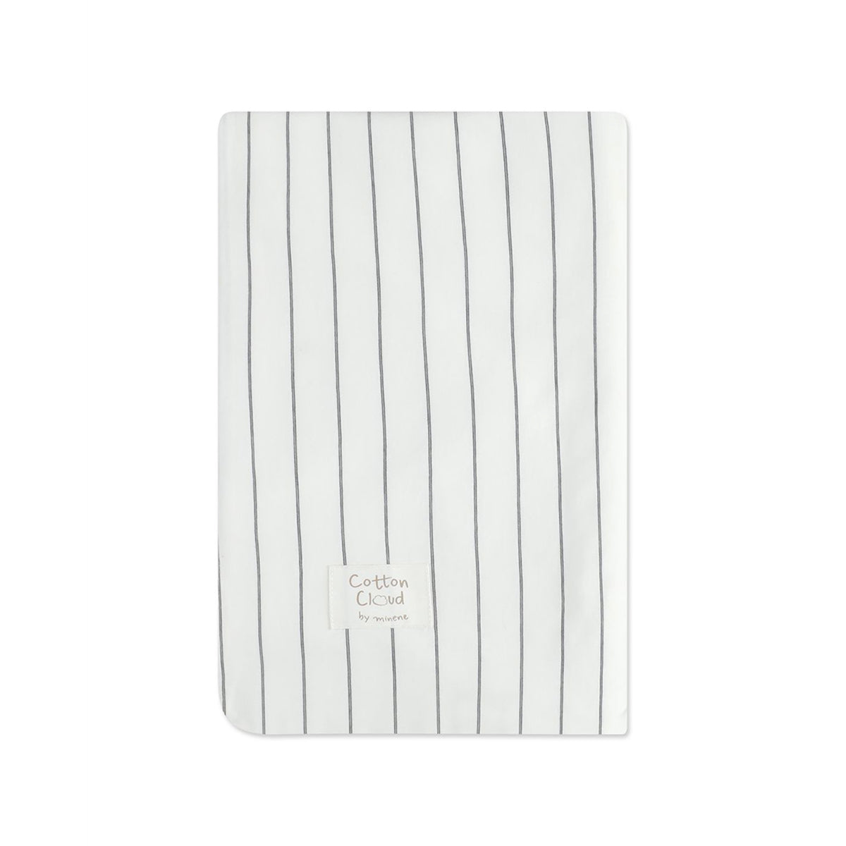 ציפה לשמיכת פוך ג'רסי מיננה צבע שחור לבן  Cotton cloud | Minene