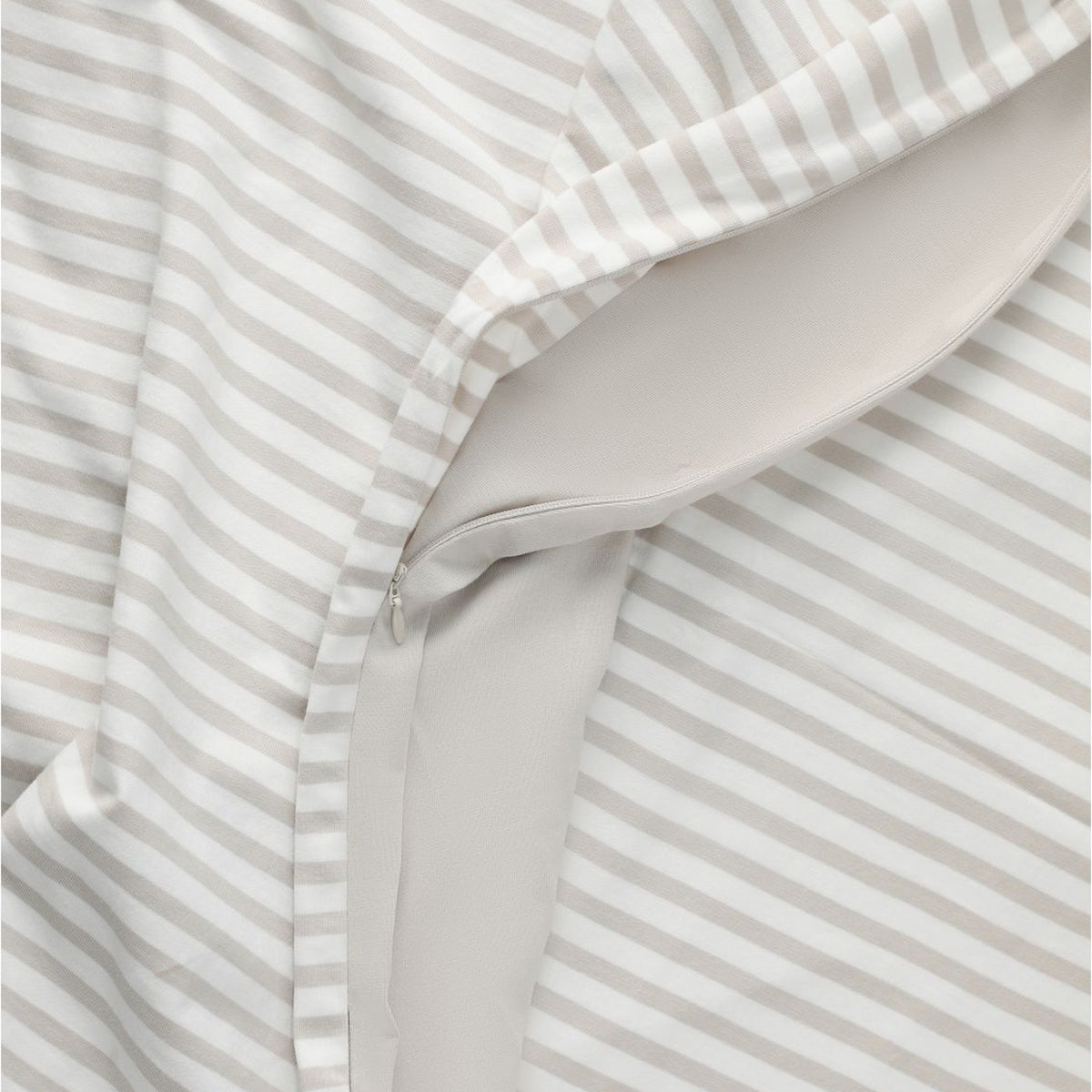 ציפה לשמיכת פוך ג'רסי מיננה צבע שמנת צבעוני Cotton cloud | Minene