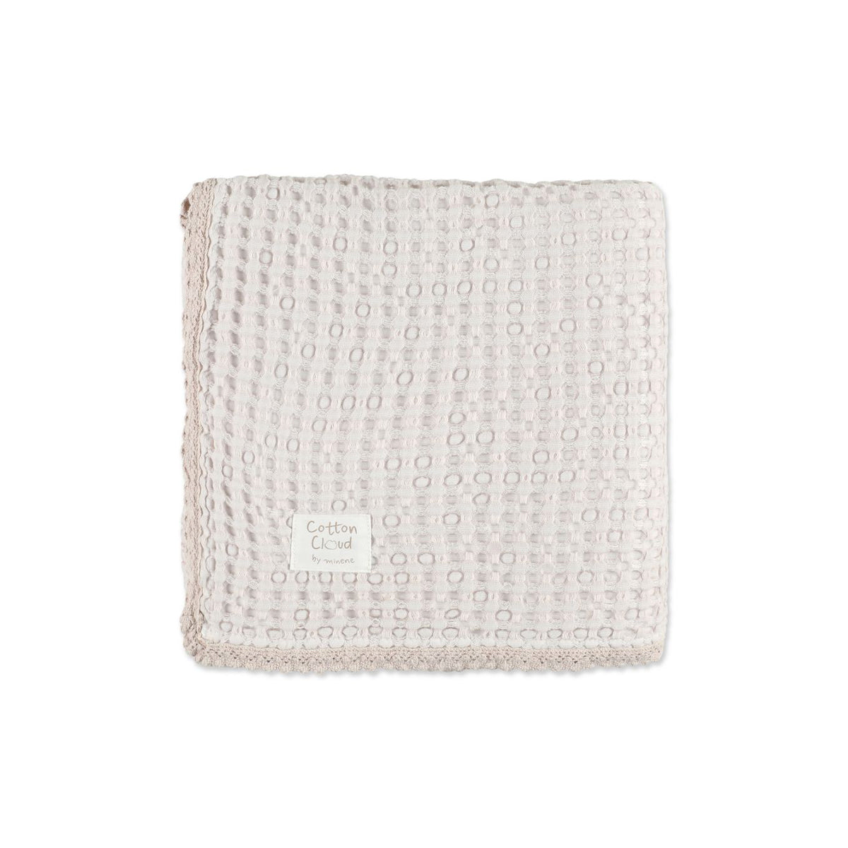 שמיכת פיקה קטנה צבע ורוד Cotton cloud | Minene