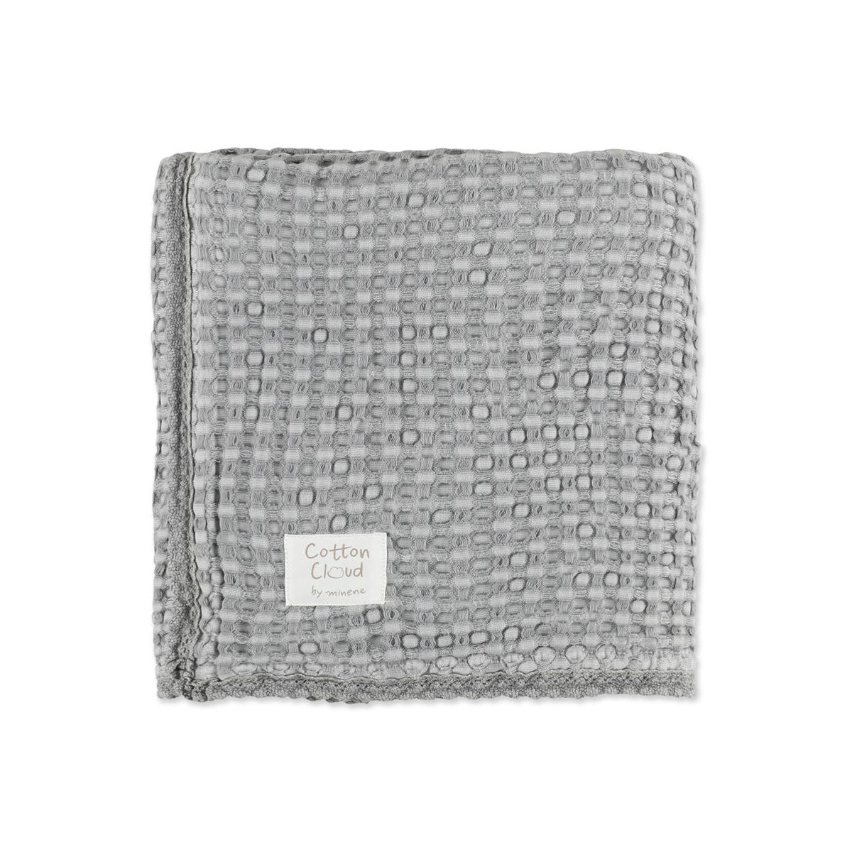 שמיכת פיקה גדולה צבע כחול Cotton cloud | Minene