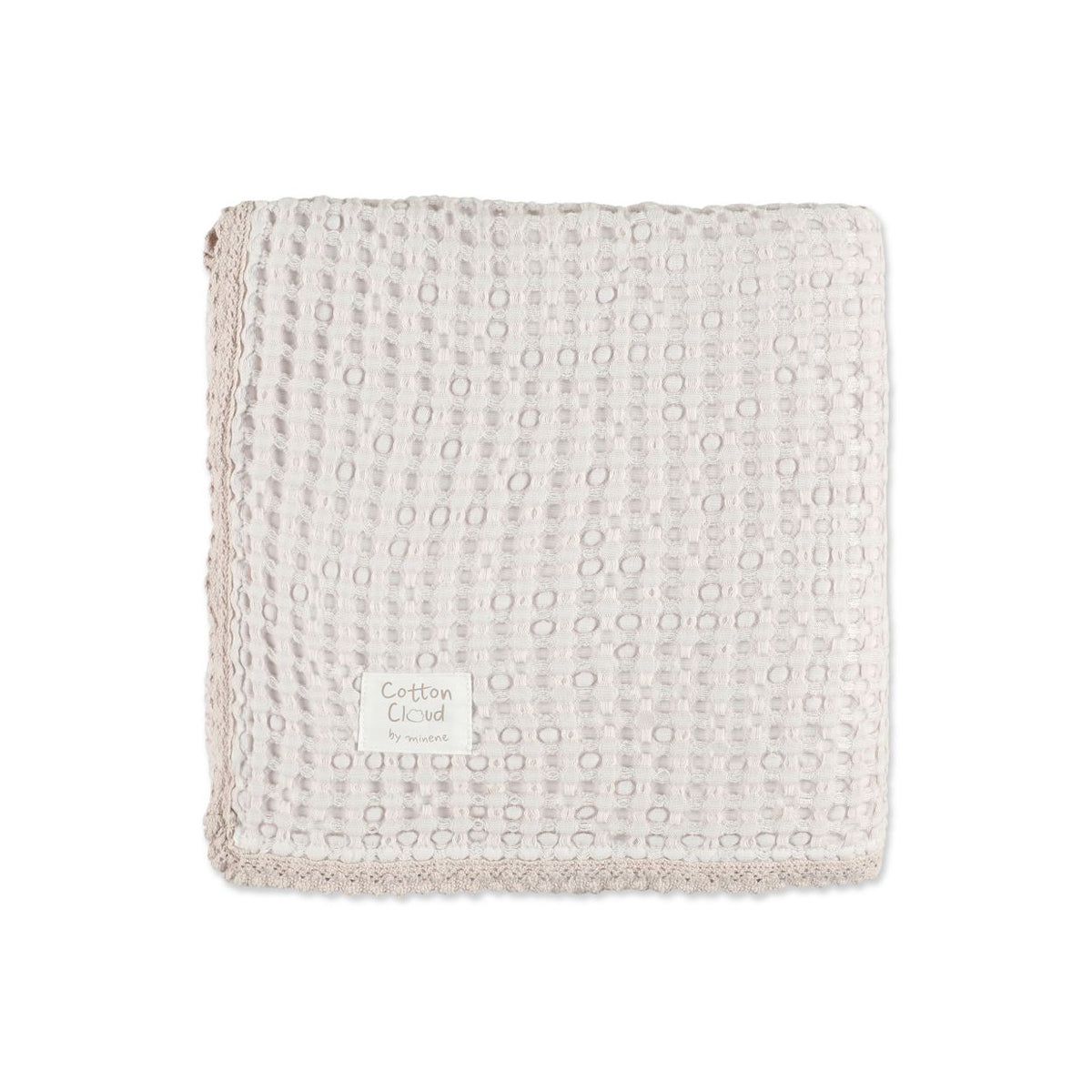 שמיכת פיקה גדולה צבע ורוד Cotton cloud | Minene