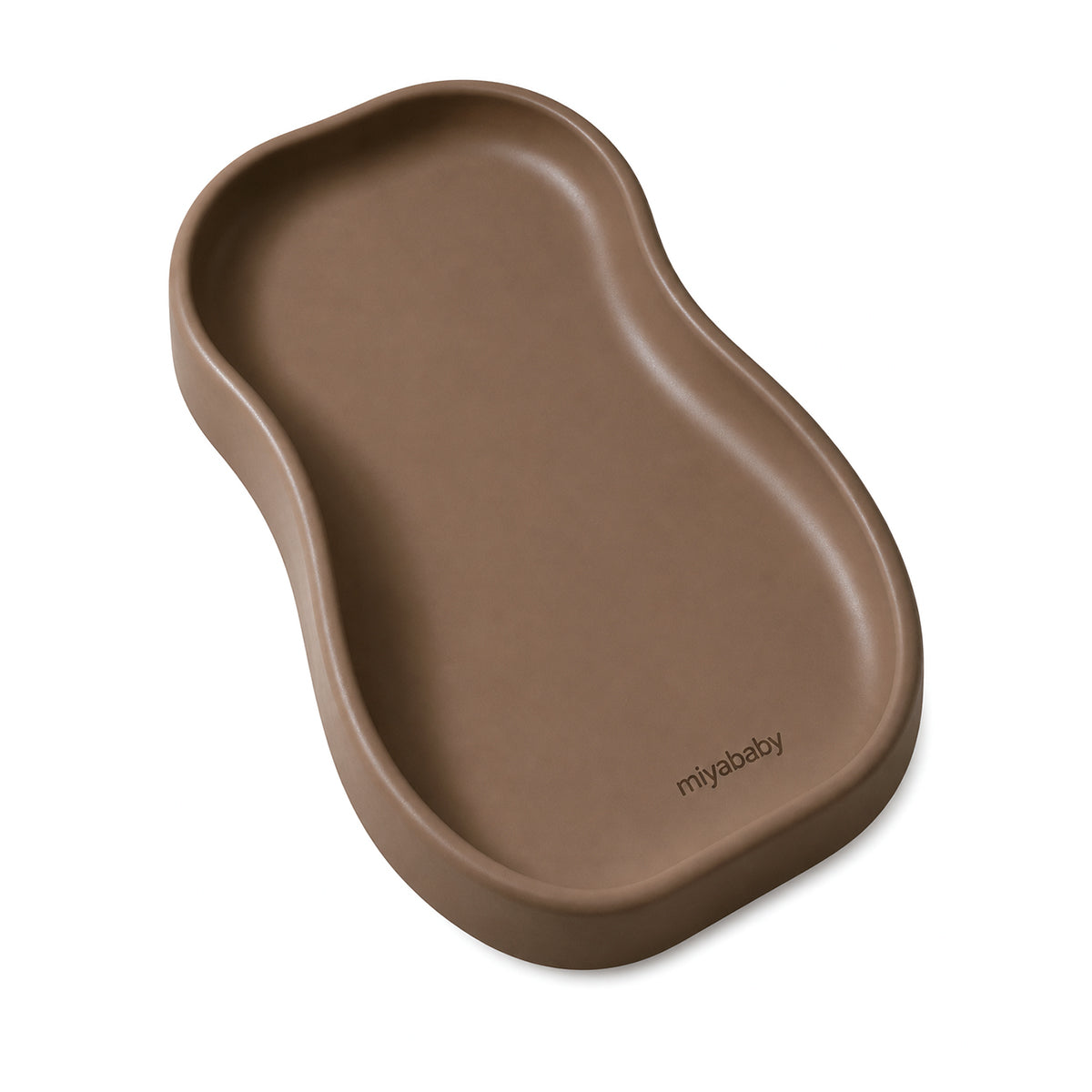 משטח החתלה מעוגל מיה בייבי חום שוקולד | Miya Baby Chocolate Brown