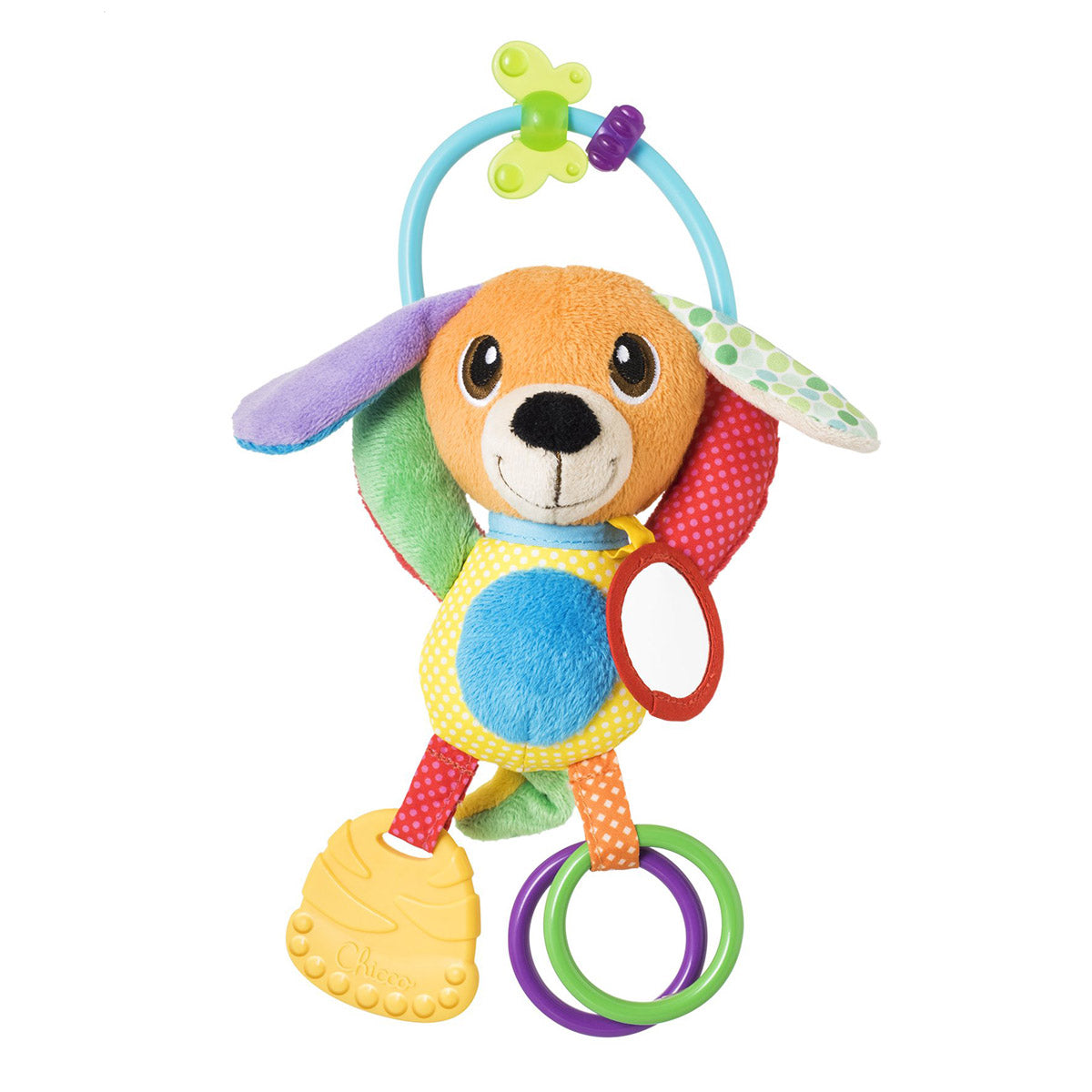 נשכן רעשן לתינוק צ'יקו מר פאפי | Chicco Baby Senses Mr. Puppy Activity