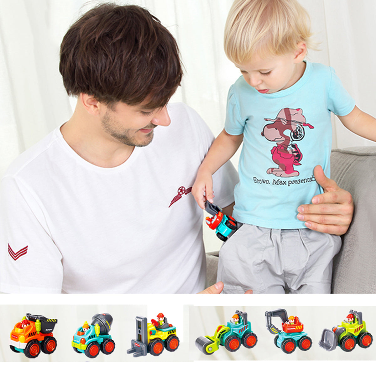 כלי רכב לעבודה (1 יח') הולה טויס | Hola Toys Super Construction Vehicle