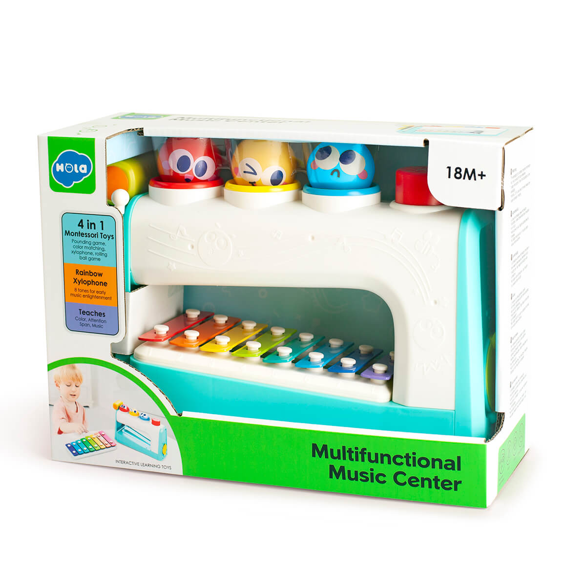 מרכז מוסיקה רב תכליתי הולה טויס | Hola Toys Multifunctional Music Center