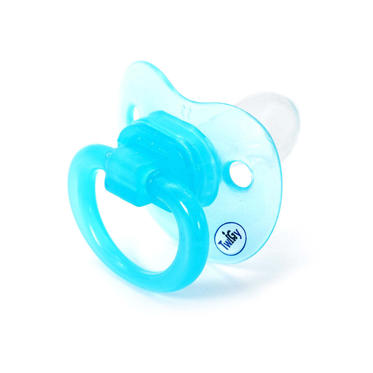 שלישיית מוצצי סיליקון טווגי 6+ כחול/ירוק | Flawlesse™ Silicone Pacifier Large