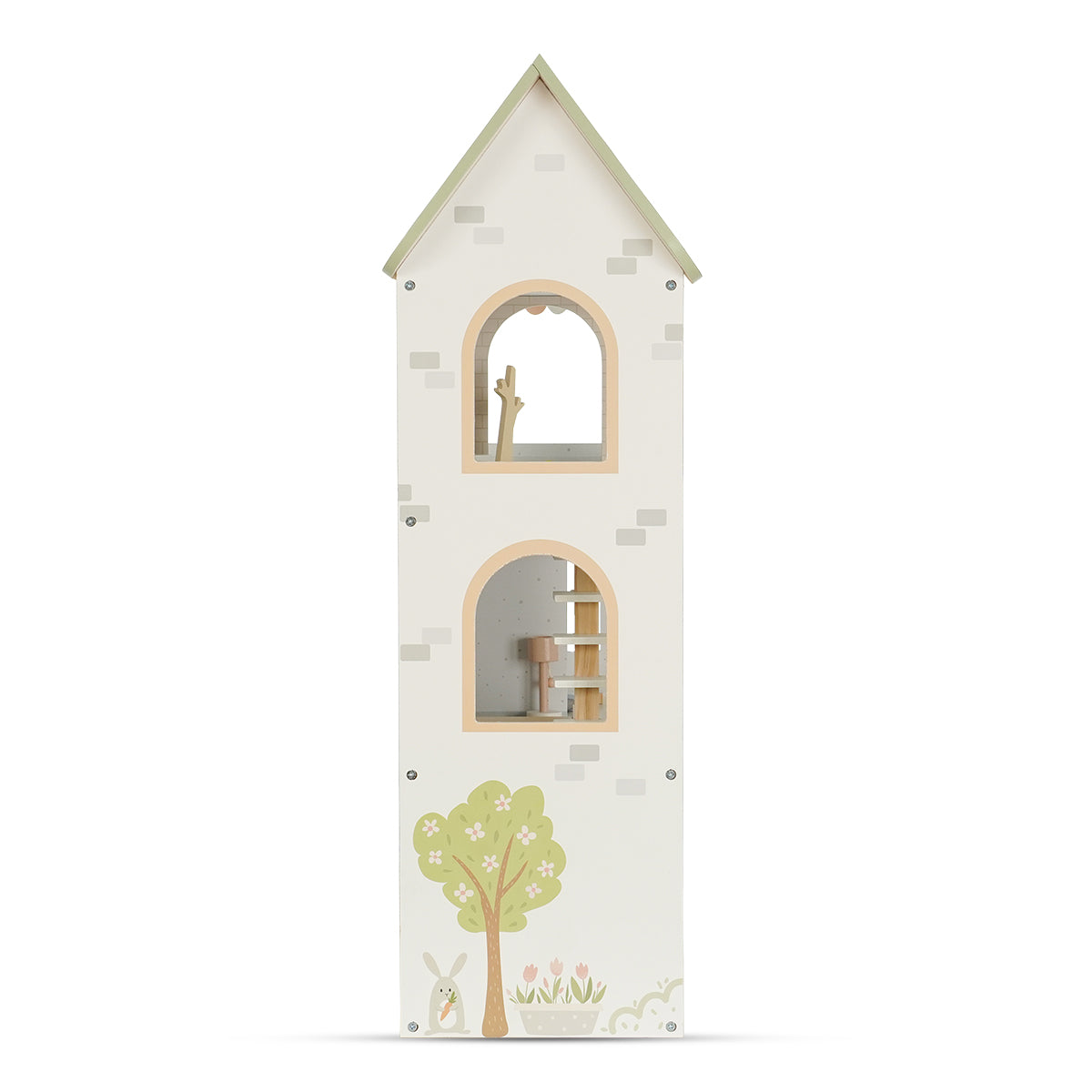 בית בובות מאובזר וילה אורבנית מעץ דייניז  | Dainy's Wooden Urban Villa Doll House