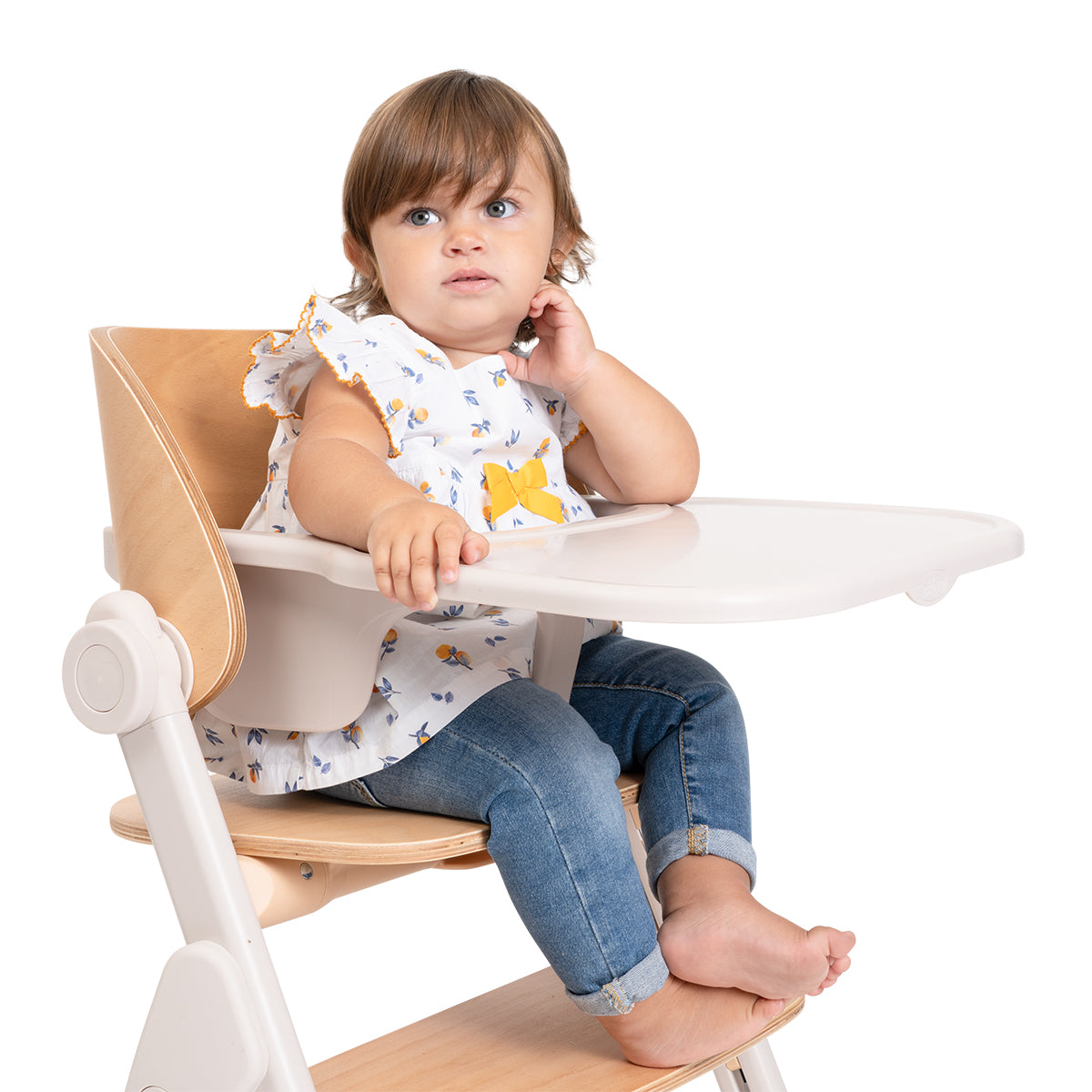 כיסא אוכל צ'יקו מרווליה אבן | Chicco Meraviglia Full Set Highchair Fossil
