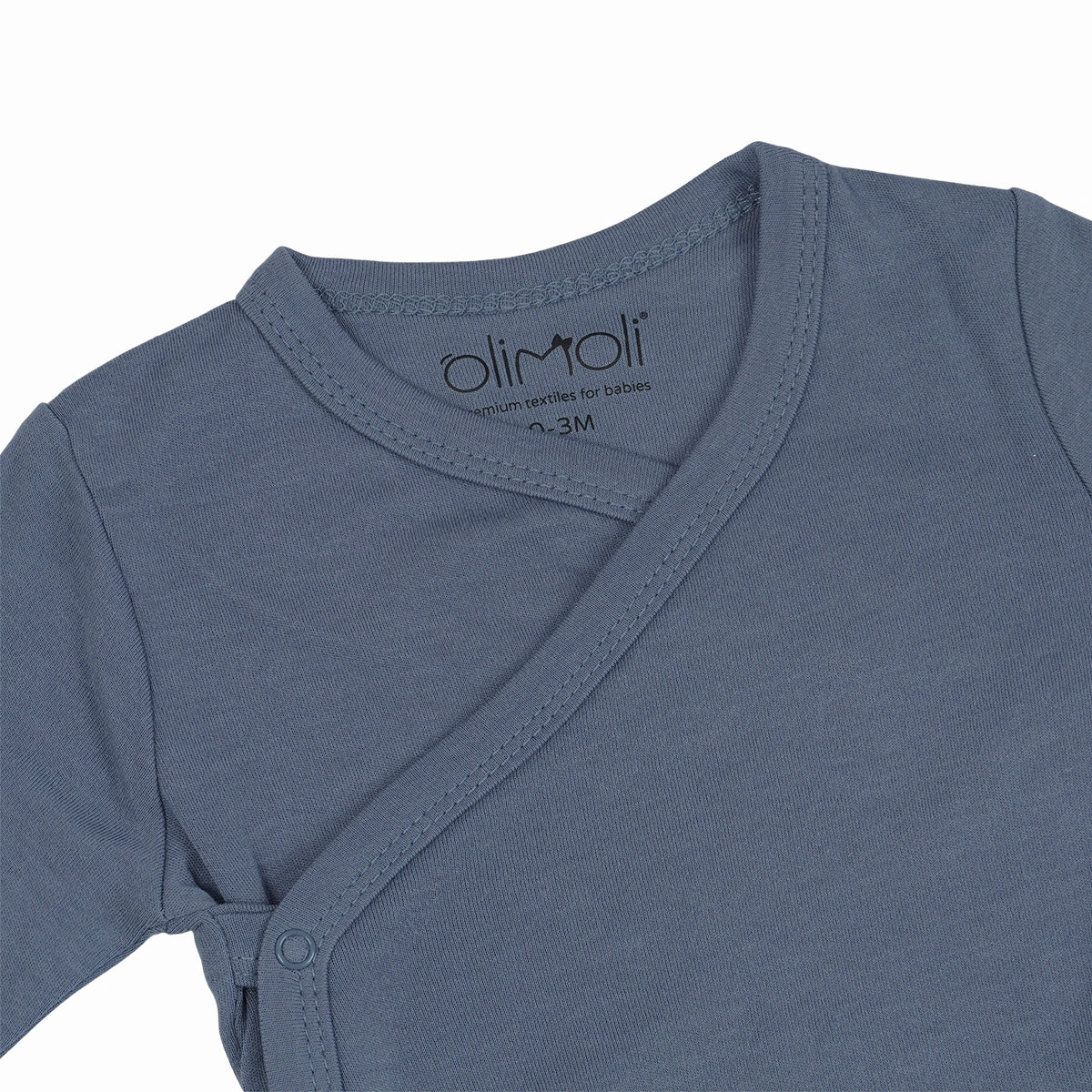 מארז שלישיית בגדי גוף אולימולי חלק בנים NB | Olimoli Baby Body Suit 3 PCS
