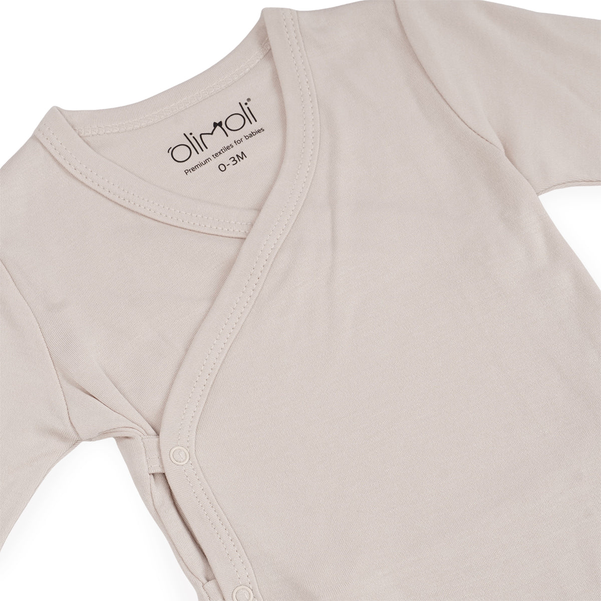 מארז שלישיית בגדי גוף אולימולי חלק בנים NB | Olimoli Baby Body Suit 3 PCS
