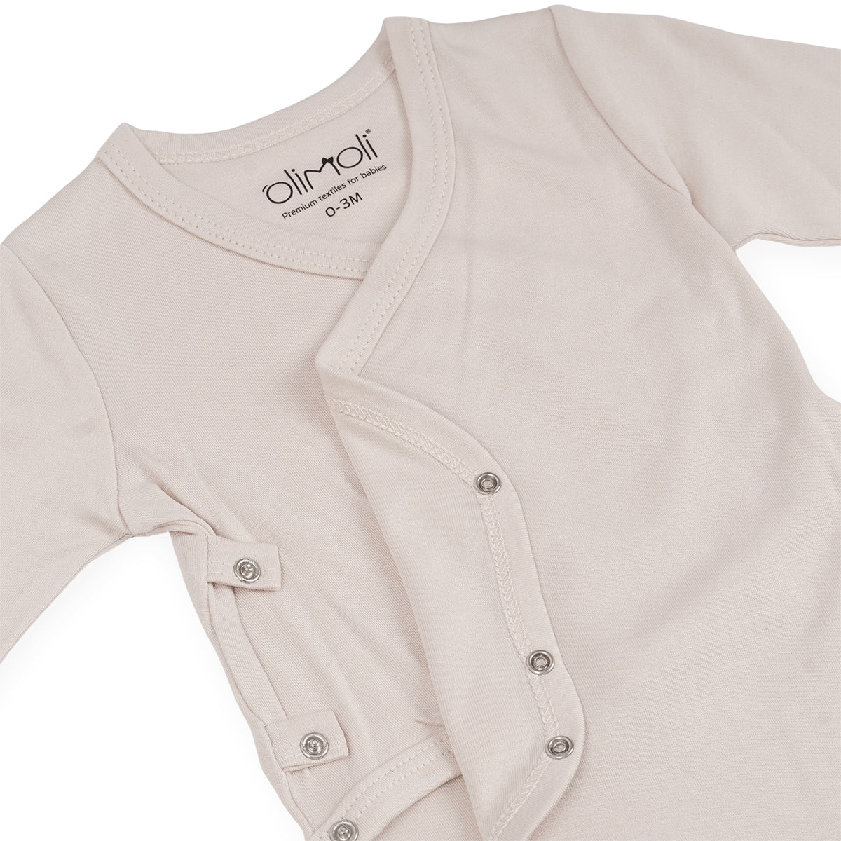 מארז שלישיית בגדי גוף אולימולי חלק בנים NB | Olimoli Baby Body Suit 3 PCS