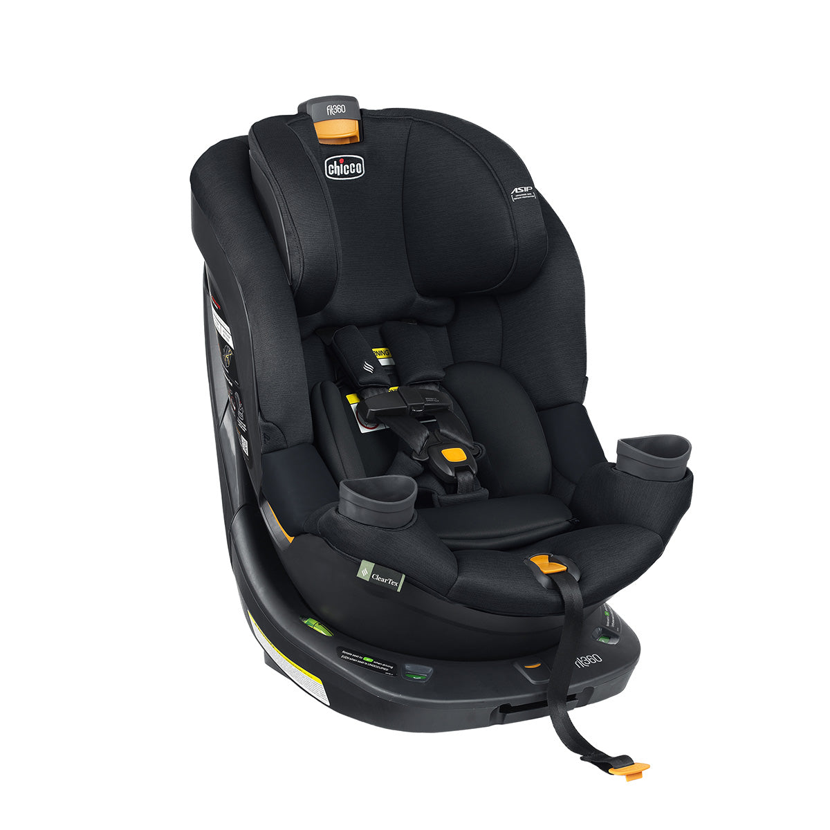 כיסא בטיחות מסתובב צ'יקו פיט 360 קלירטקס שחור | Chicco Fit360 Obsidian