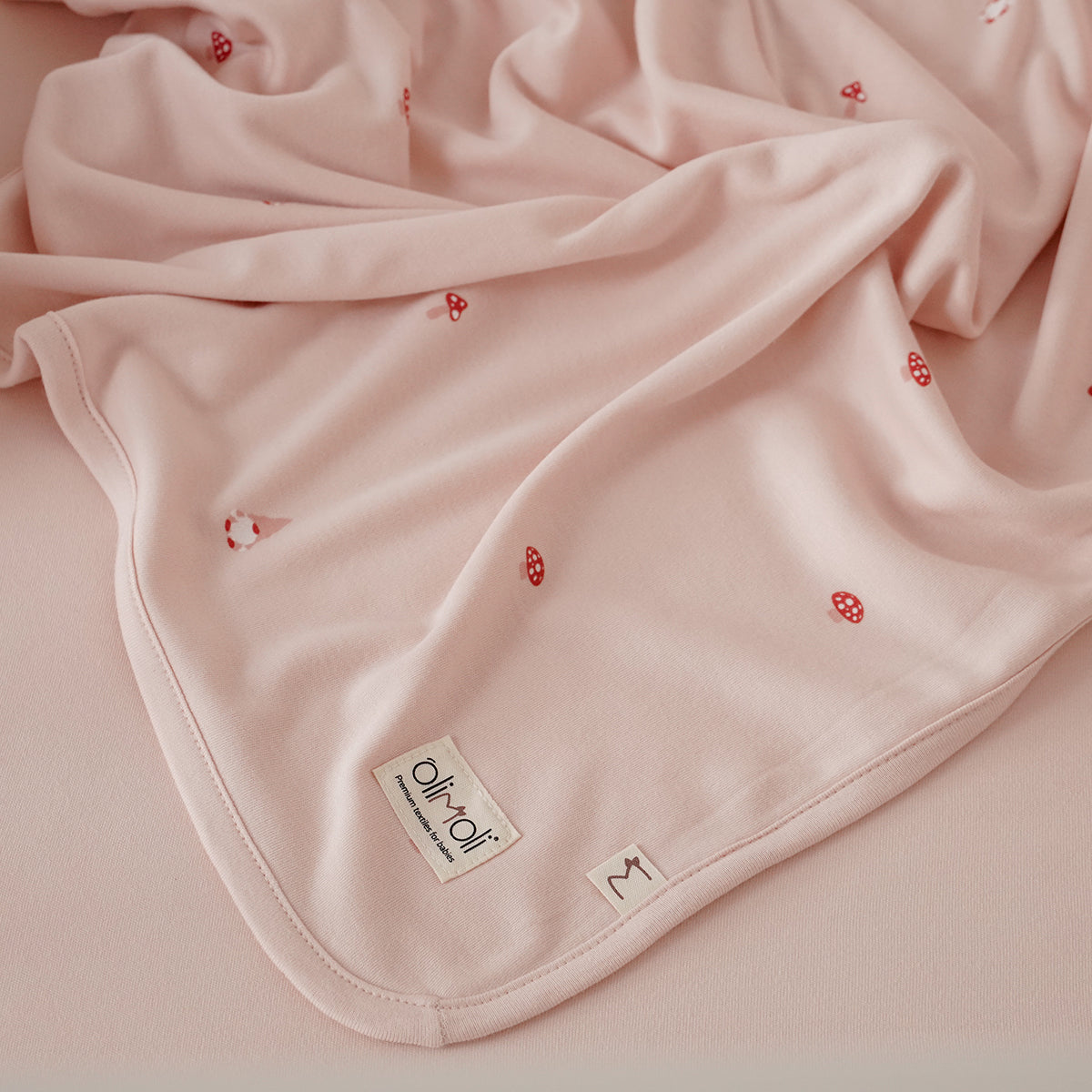 שמיכת קיץ L אולימולי ליין גמד ישנוני | Olimoli Sleepy Gnome Summer Blanket 115X85 cm