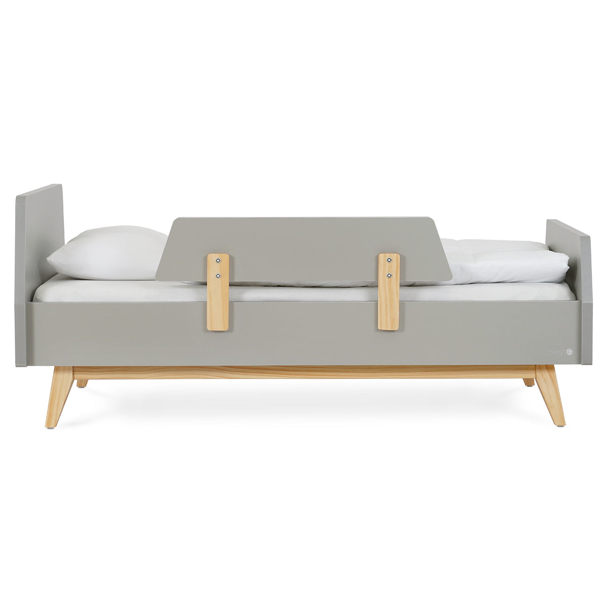 מיטת מעבר דייניז קרוליין אפור/עץ | Dainy's Caroline Toddler Bed Grey/Wood 130×70 cm
