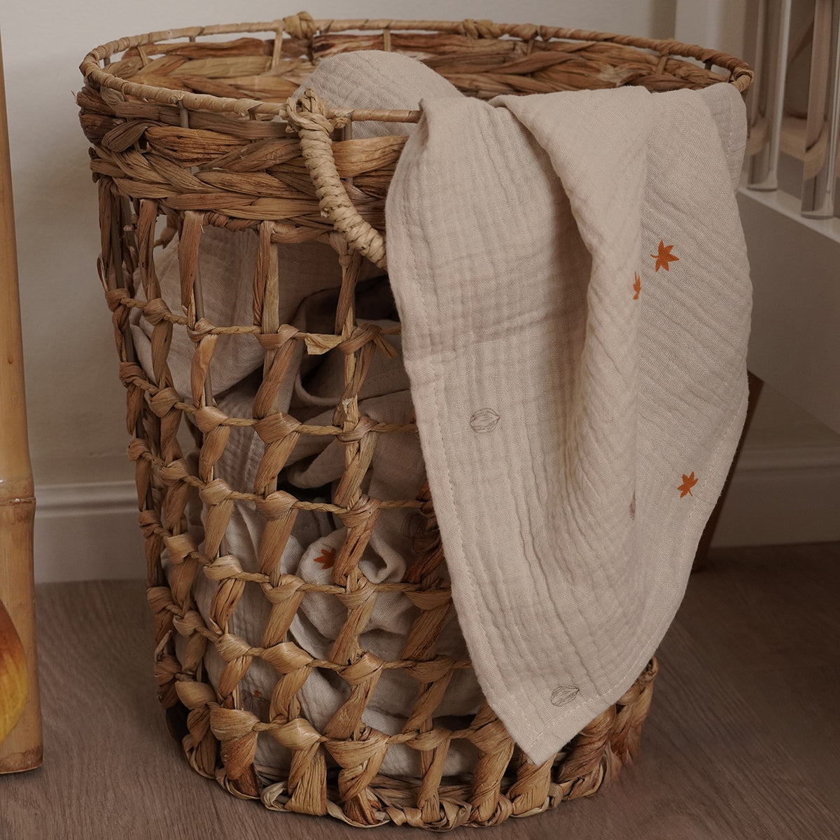 זוג חיתולי S טטרה אולימולי ליין דלעת | Olimoli Pumpkin Mood 2 Small Swaddle 60X60 cm