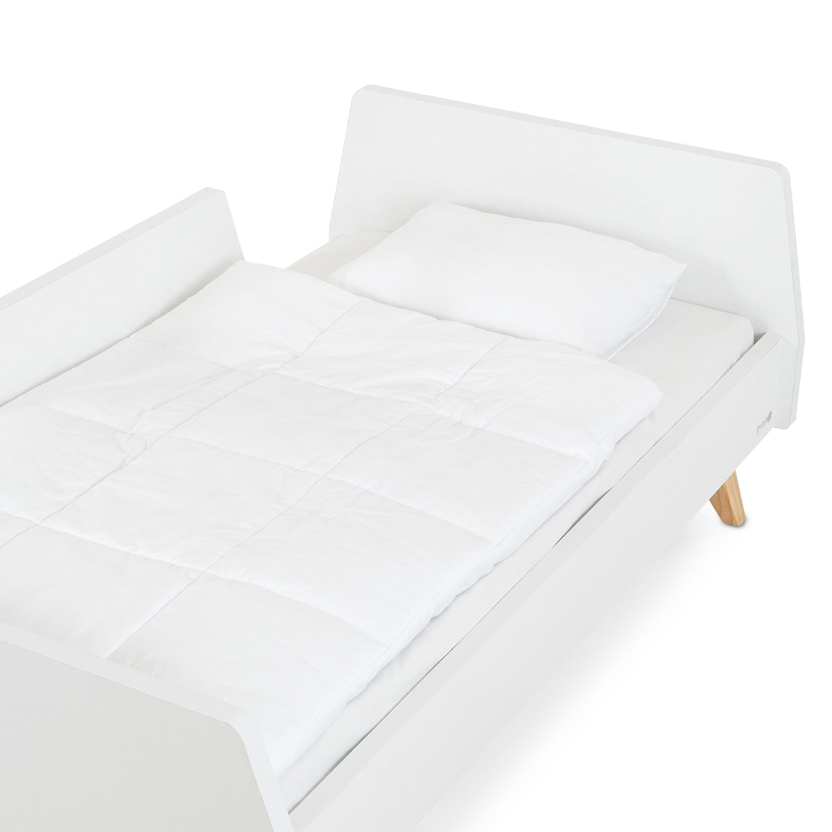 מיטת מעבר דייניז קרוליין לבן/עץ – Dainy's Caroline Toddler Bed White/Wood 130×70 cm