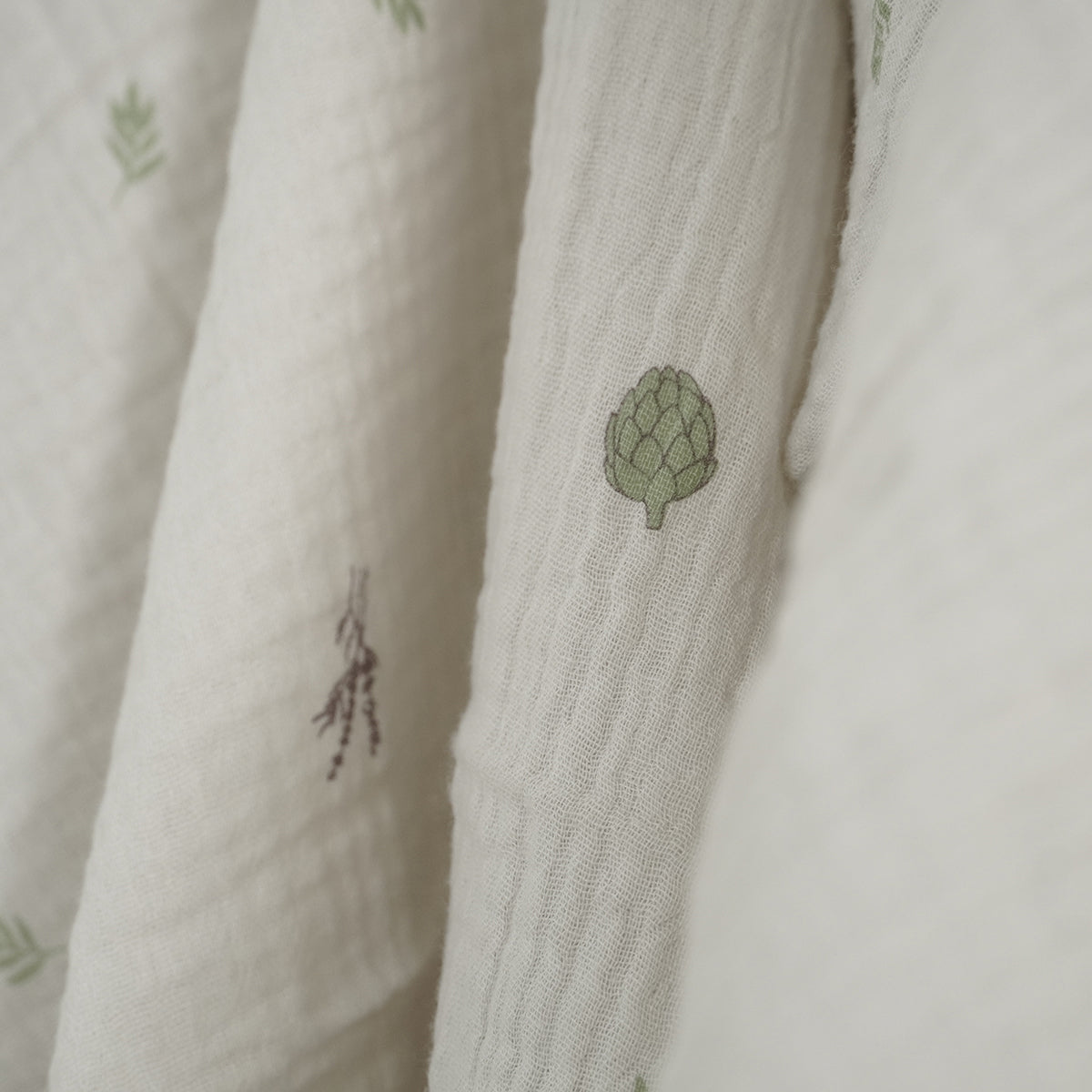 חיתול S טטרה אולימולי ליין ארטישוק | Olimoli Artichoke Small Swaddle 60X60 cm