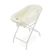 ערכת אמבטיה + מעמד טוויגי ירדן ורוד לבן  | Twigy Yarden Bath Tub & Stand Light  Pink White