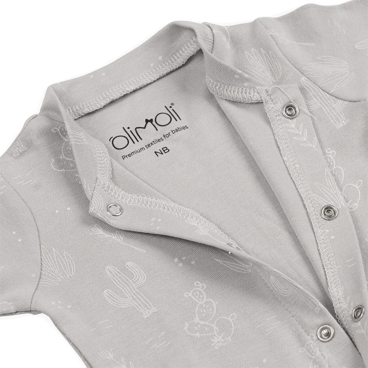 מארז זוג אוברולים אולימולי מודפס יוניסקס NB |  Olimoli Baby Coverall 2 PCS