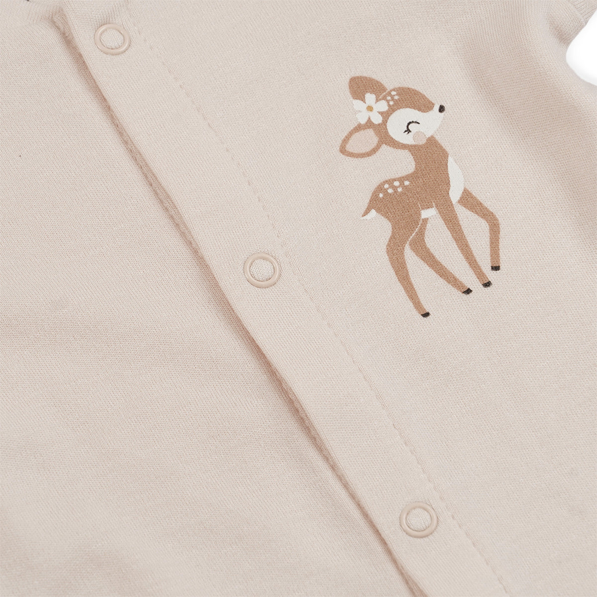 מארז זוג אוברולים אולימולי מודפס בנות 0-3 | Olimoli Baby Coverall 2 PCS