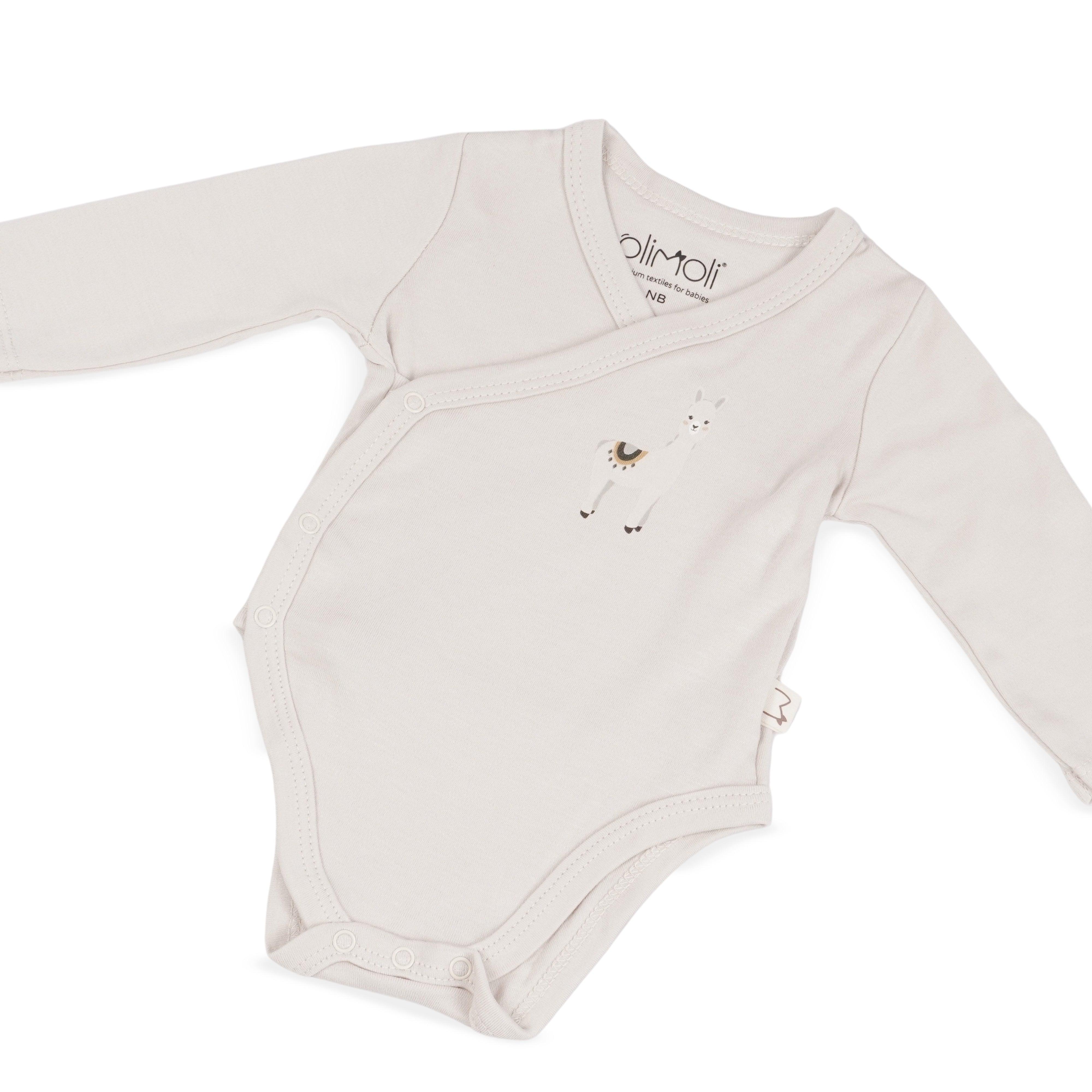 מארז זוג בגדי גוף אולימולי מודפס יוניסקס NB | Olimoli Baby Body Suit 2 PCS
