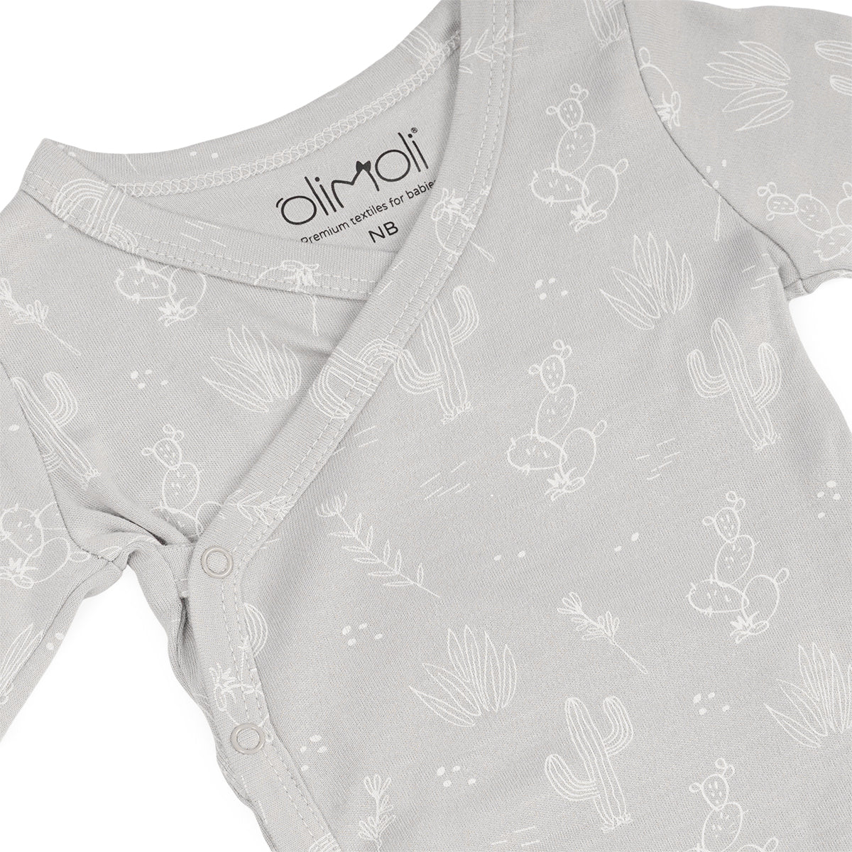 מארז זוג בגדי גוף אולימולי מודפס יוניסקס NB | Olimoli Baby Body Suit 2 PCS