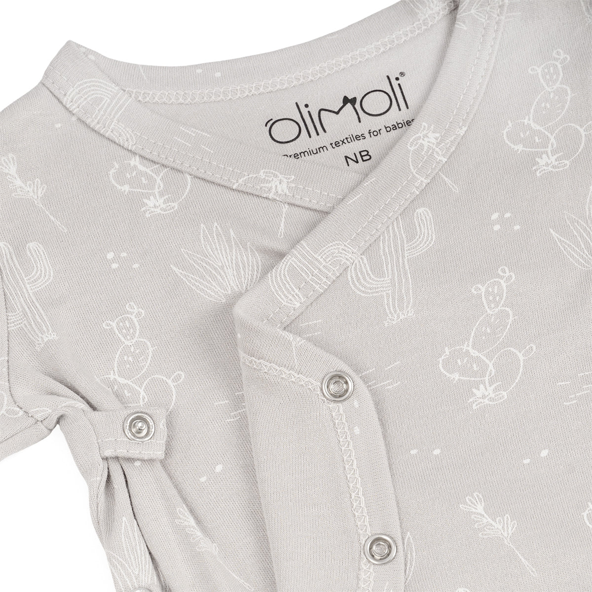 מארז זוג בגדי גוף אולימולי מודפס יוניסקס NB | Olimoli Baby Body Suit 2 PCS