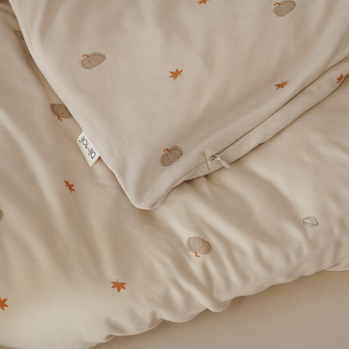 ציפה לשמיכה אולימולי ליין דלעת | Olimoli Pumpkin Mood Duvet Blanket Cover 150X100 cm