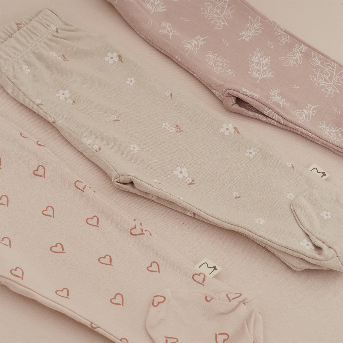 מארז 3 רגליות אולימולי חלק בנות 0-3 | Olimoli Baby Leggings 3 PCS