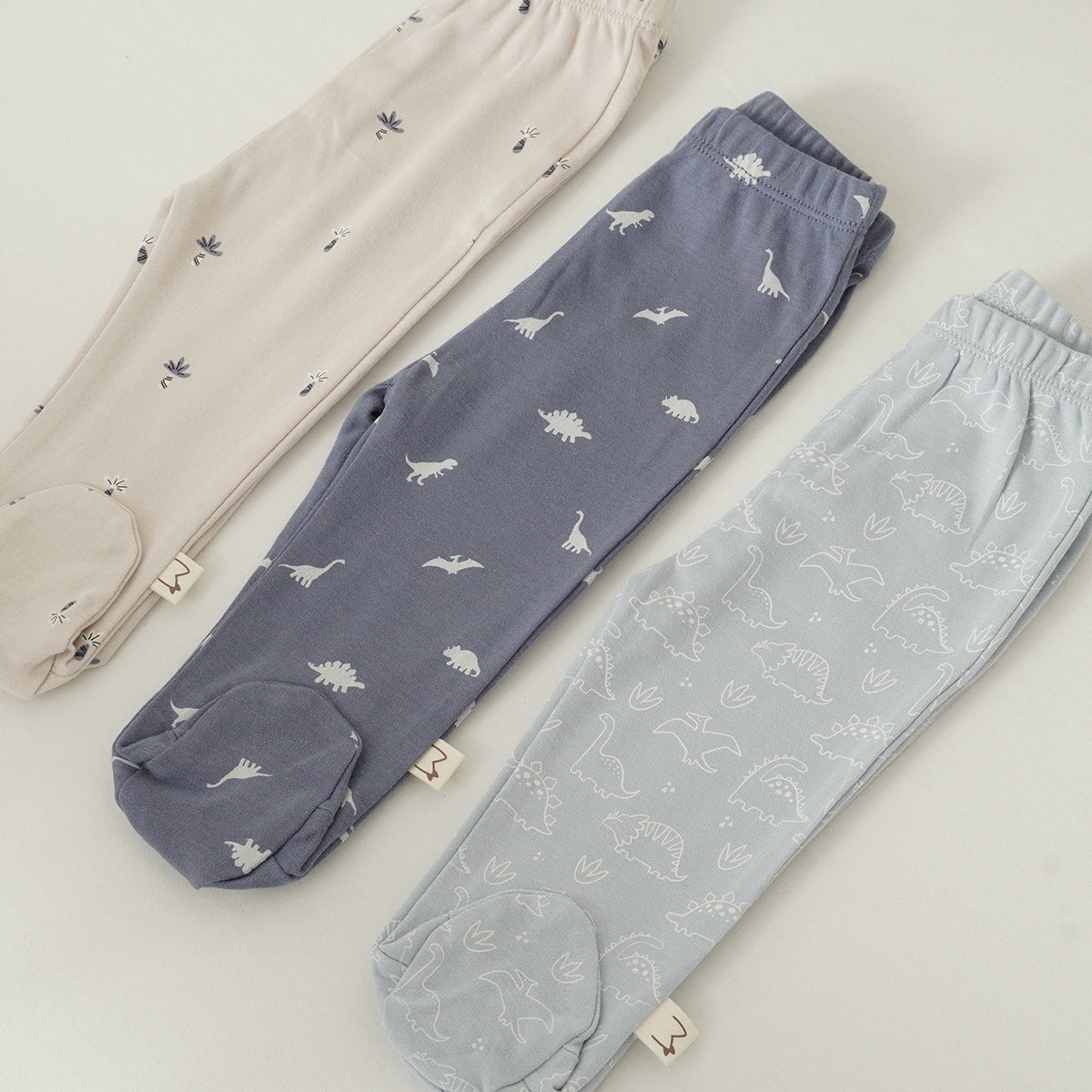 מארז זוג רגליות אולימולי מודפס בנים NB | Olimoli Baby Leggings 2 PCS