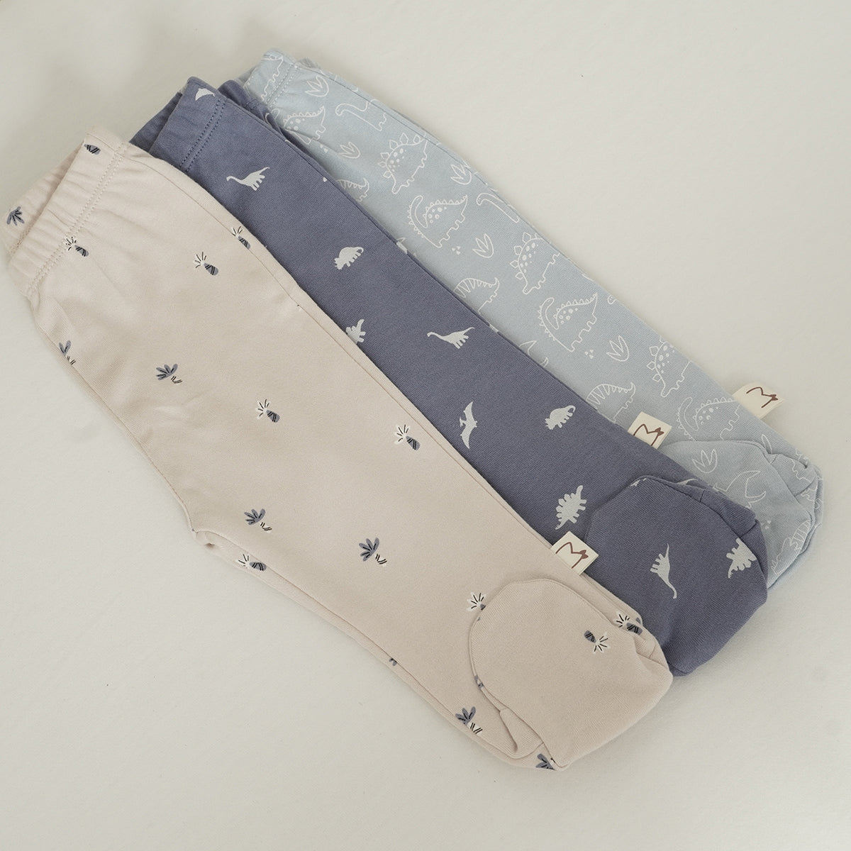 מארז זוג רגליות אולימולי מודפס בנים NB | Olimoli Baby Leggings 2 PCS