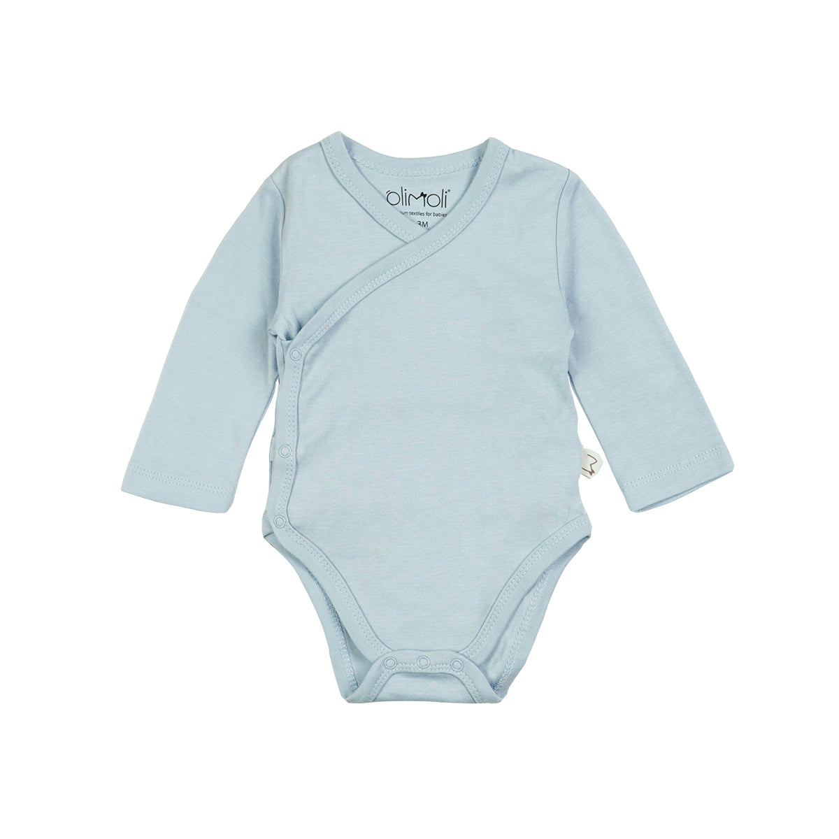 מארז שלישיית בגדי גוף אולימולי חלק בנים NB | Olimoli Baby Body Suit 3 PCS