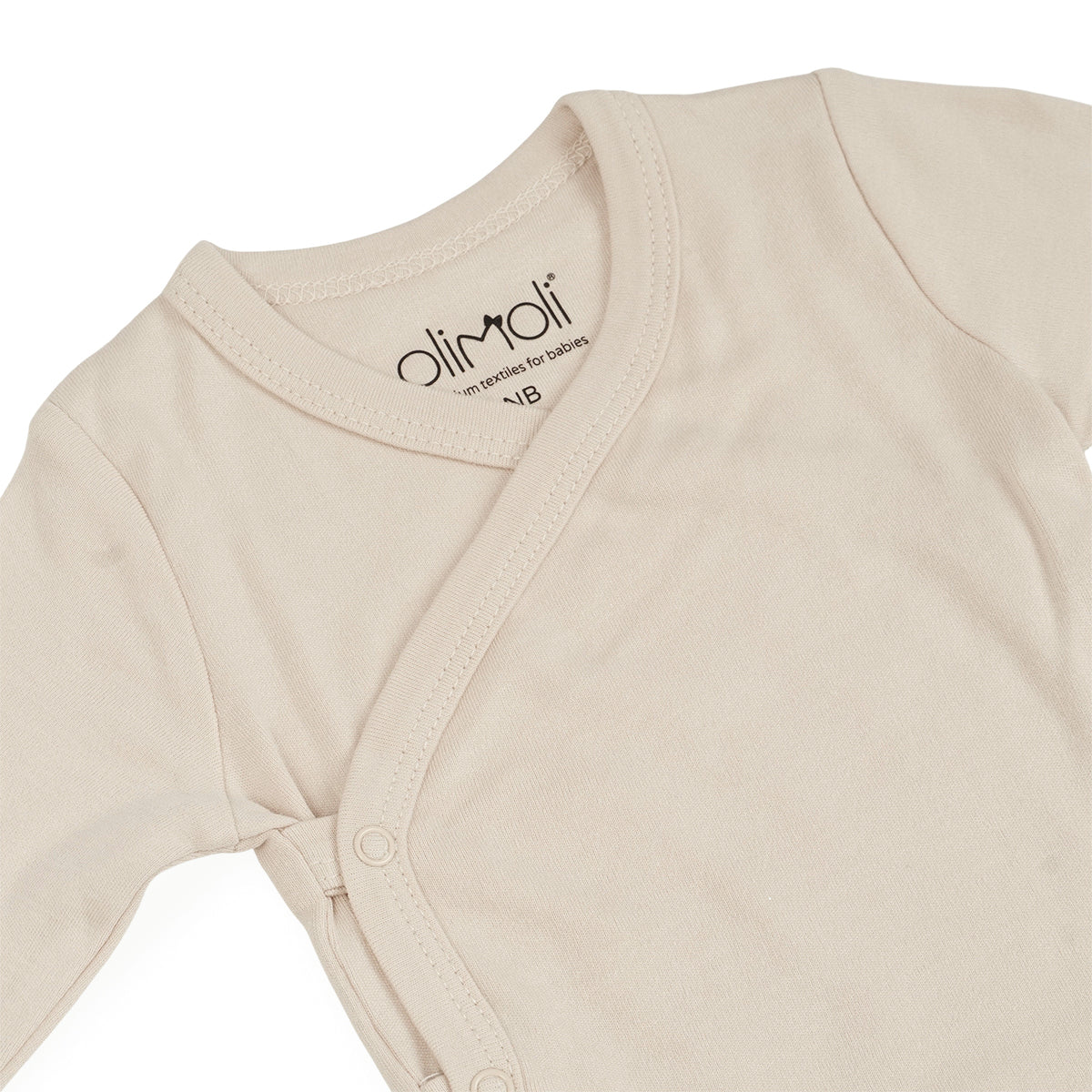 מארז שלישיית בגדי גוף אולימולי חלק בנות 0-3 | Olimoli Baby Body Suit 3 PCS
