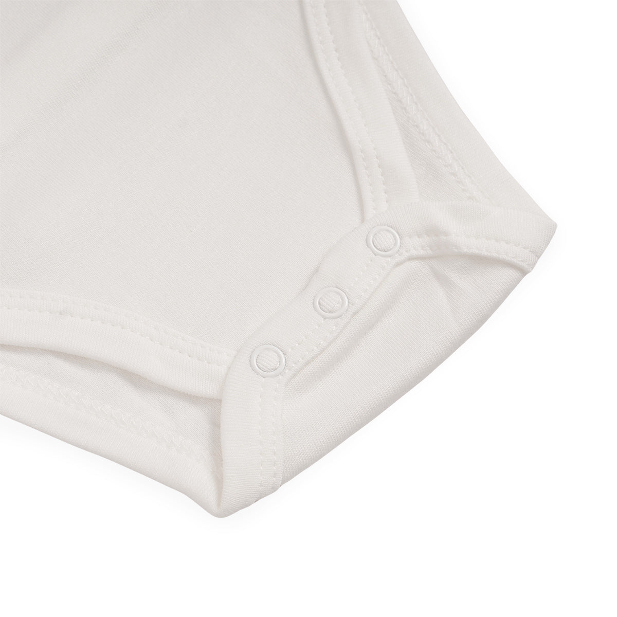 מארז שלישיית בגדי גוף אולימולי חלק לבן 0-3 | Olimoli Baby Body Suit 3 PCS