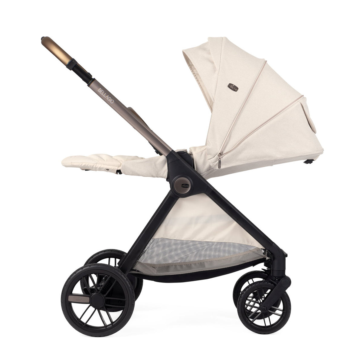 עגלה משולבת צ'יקו בלאג'יו שחור | Chicco Bellagio Stroller Black Satin
