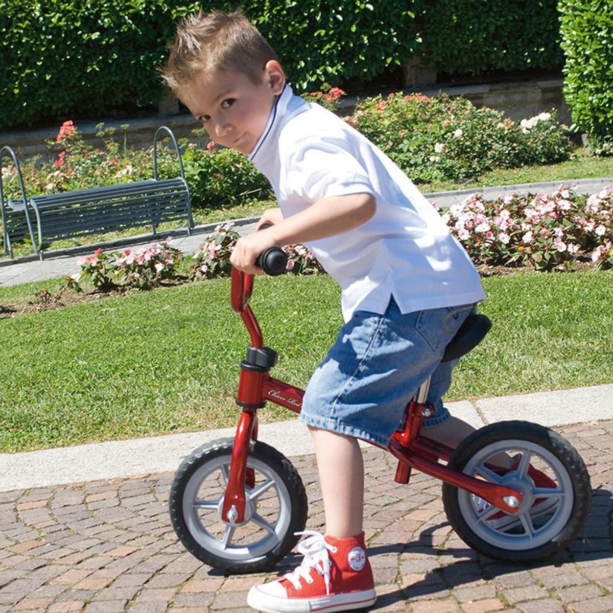 אופני איזון צ'יקו ורוד ולבן | Chicco Balance Bike Pink & White