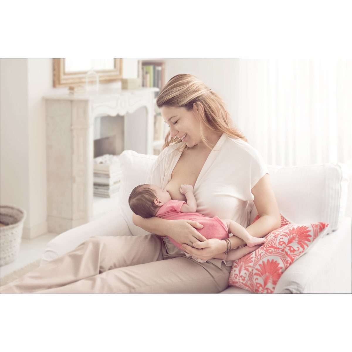 זוג מגני פיטמה מסיליקון צ'יקו M\L | SkinToSkin Chicco Nipple Shield