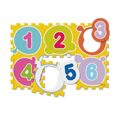 פאזל רצפה 6 חלקים מספרים – First Numbers Puzzle