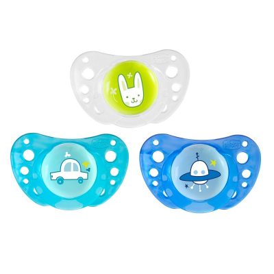 זוג מוצצי סיליקון 16-36M בקופסה – Physio Air