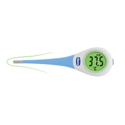 תרמומטר גמיש 10 שניות עם תאורה ומאיר בחושך – Thermometer New Flex Chicco With Led