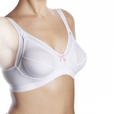 חזיית הנקה מיקרופייבר בצבע לבן – Nursing Microfibre Bra White